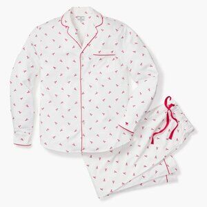GUC Petite Plume Twill Pajama Set in Lobster Print